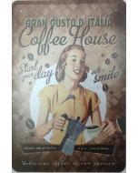 Μεταλλικός Πίνακας Coffe House 30x20cm Etoile AMM-631-903